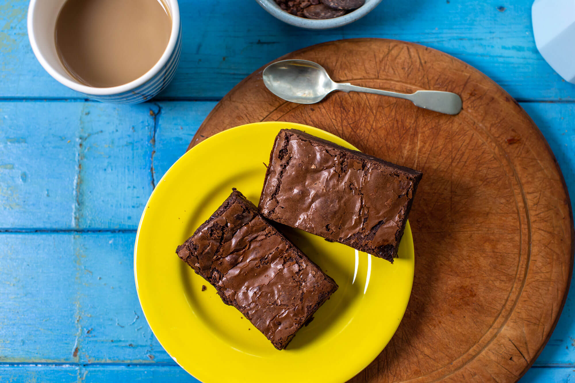 Rolly's Brownies, perfect with a cuppa